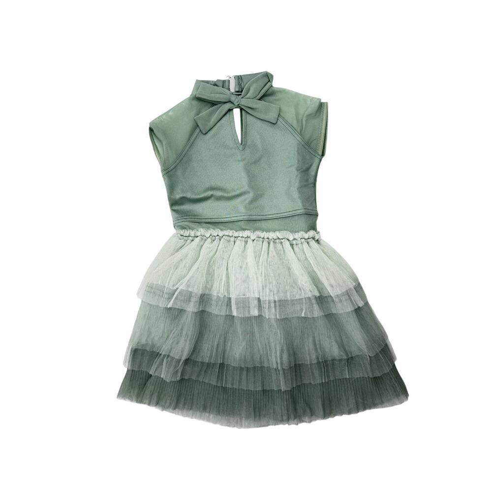 Tiered Tulle Tie Neck Weissman Lyrical Dancewear 13835 Just As I Am Sage XL